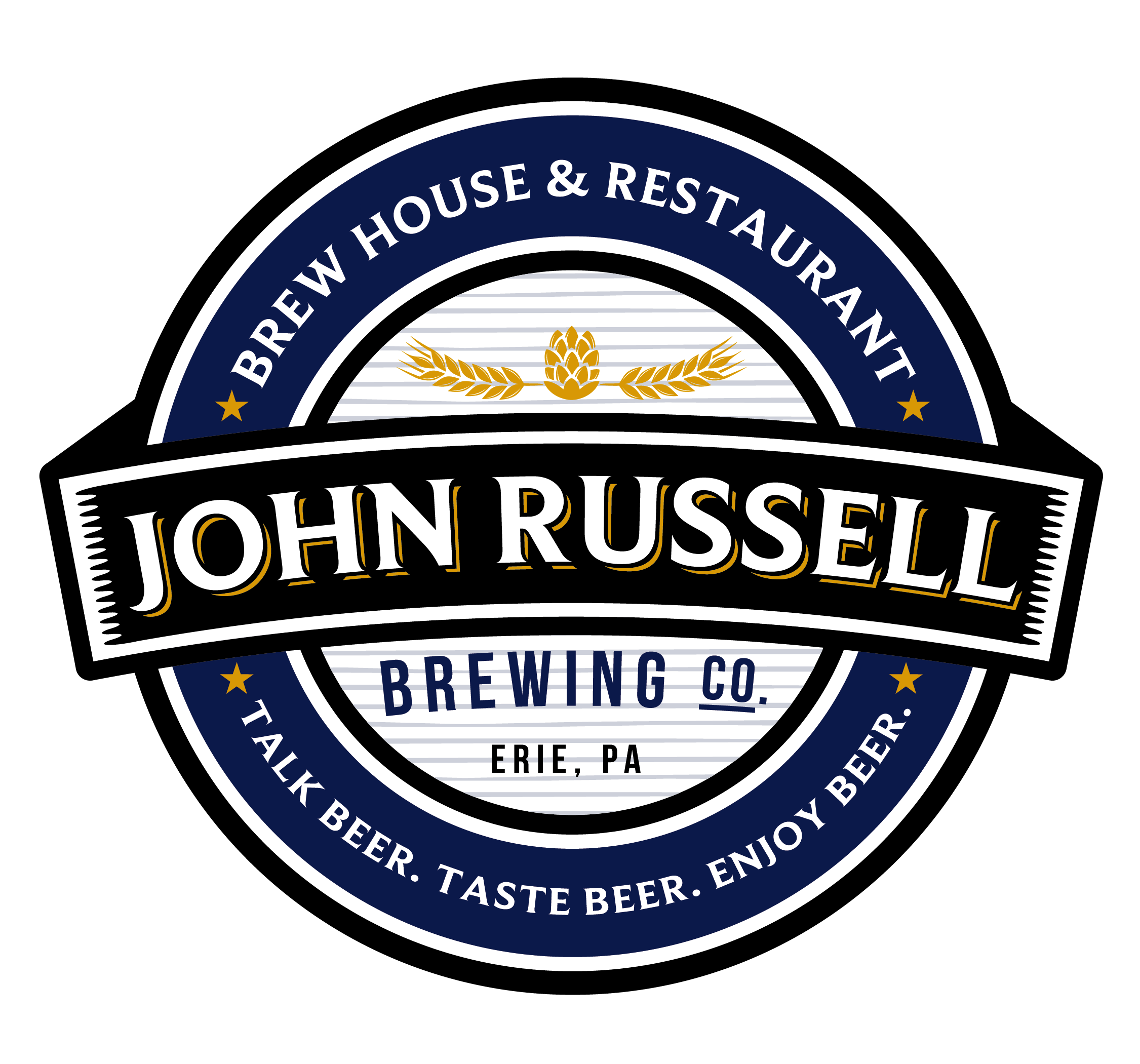 John Russell Brewing Co Brew House Restaurant logo final hr v2